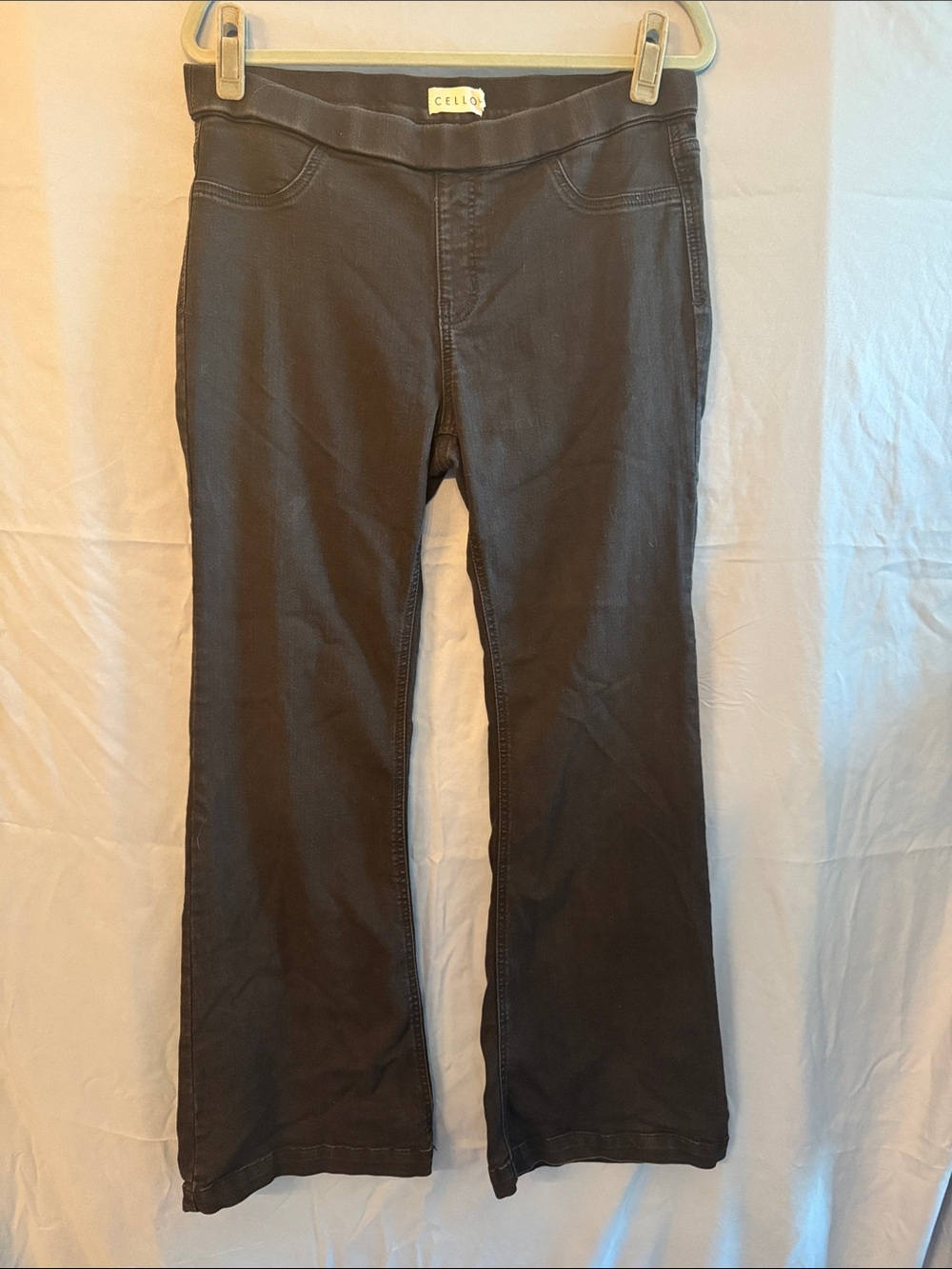 Cello Black Stretch Flared Pants